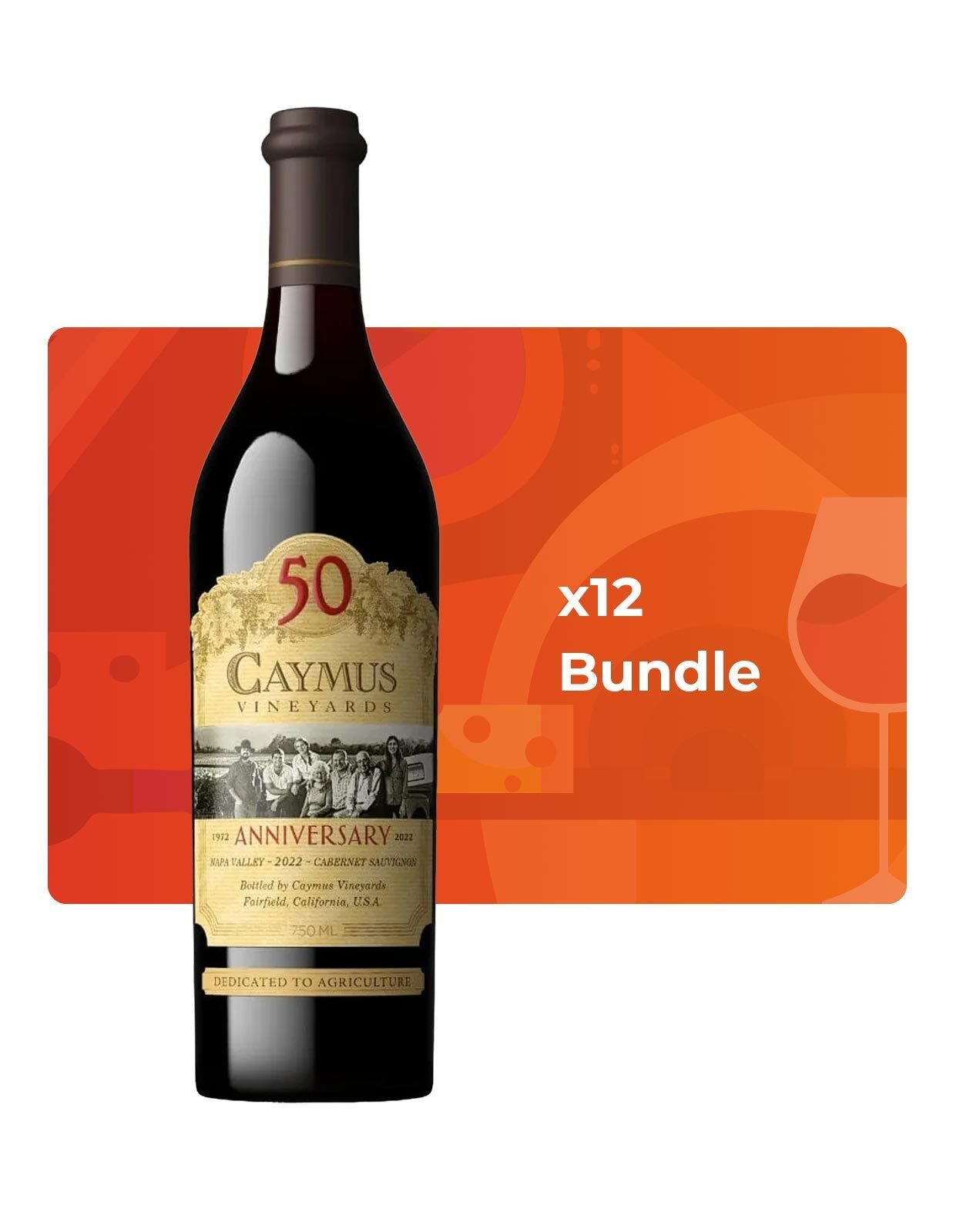 Caymus Cabernet Sauvignon 2022 - 50th Anniversary - Bundle & Save